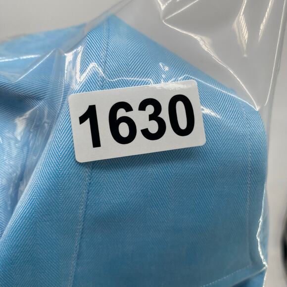 Eton Shirt Men’s 43 17 Dress Button Up Blue Quiet Luxury Old Money Professional - Picture 11 of 11